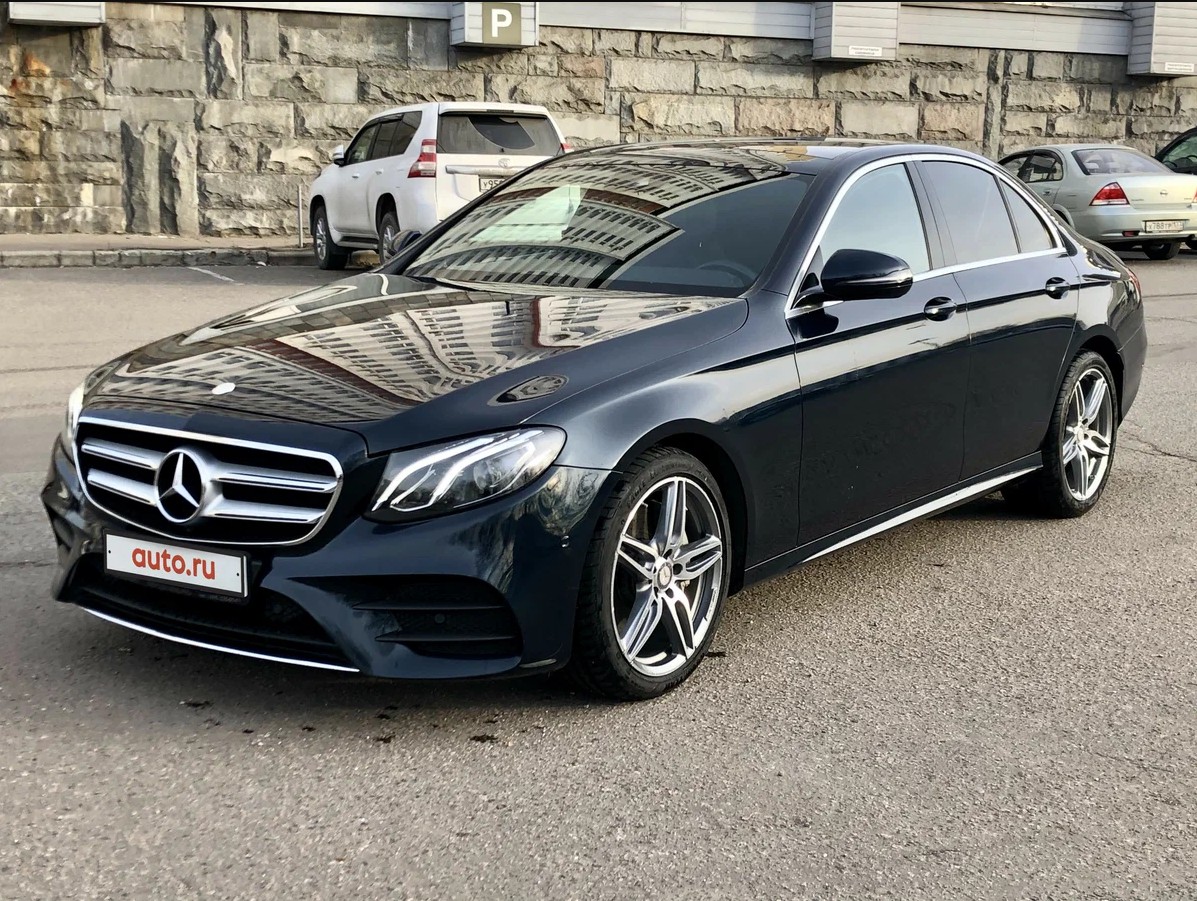 Замена масла на Mercedes w213